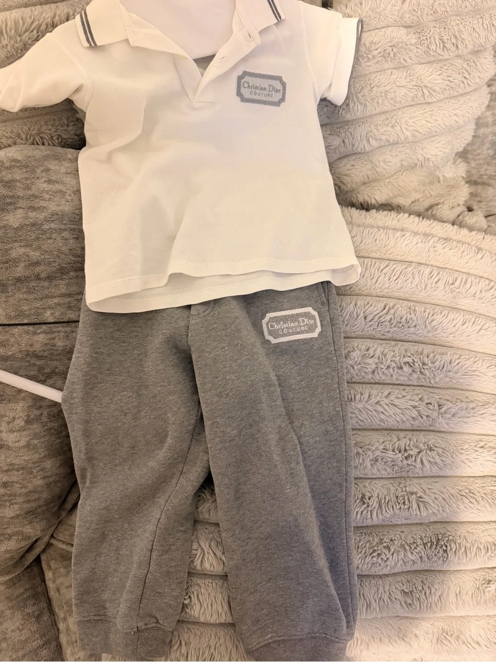 Dior Kids Grey Jogger Set